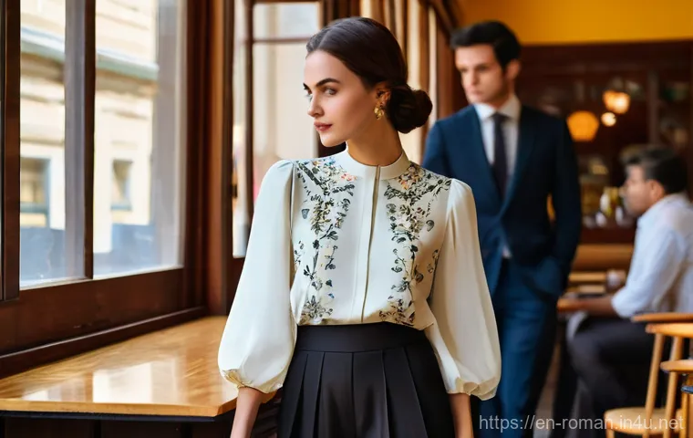 루마니아에서 패션 트렌드 - **Prompt 1: "Traditional Echoes in Modern Silhouettes - The Enduring Charm of the *IE* Blouse"**
   ...